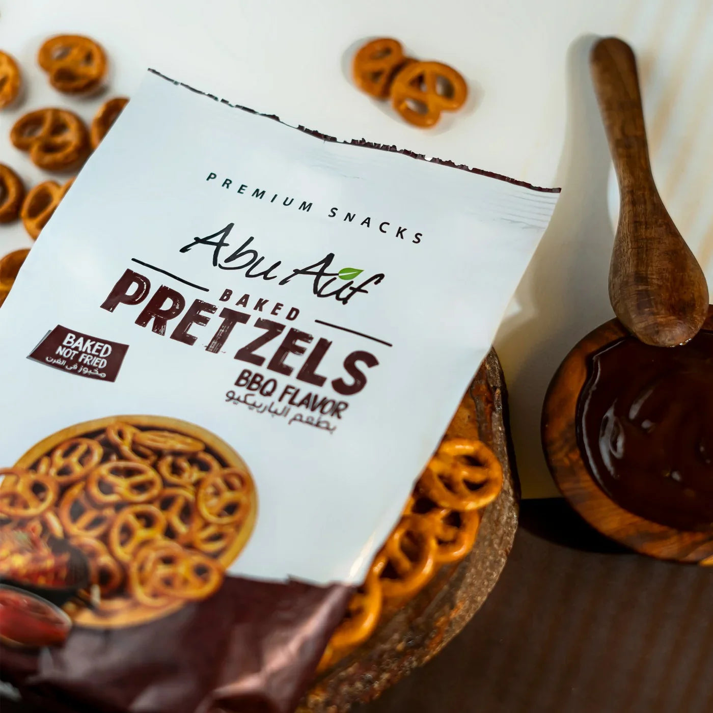 Abu Auf Pretzels with BBQ Flavor (30g)