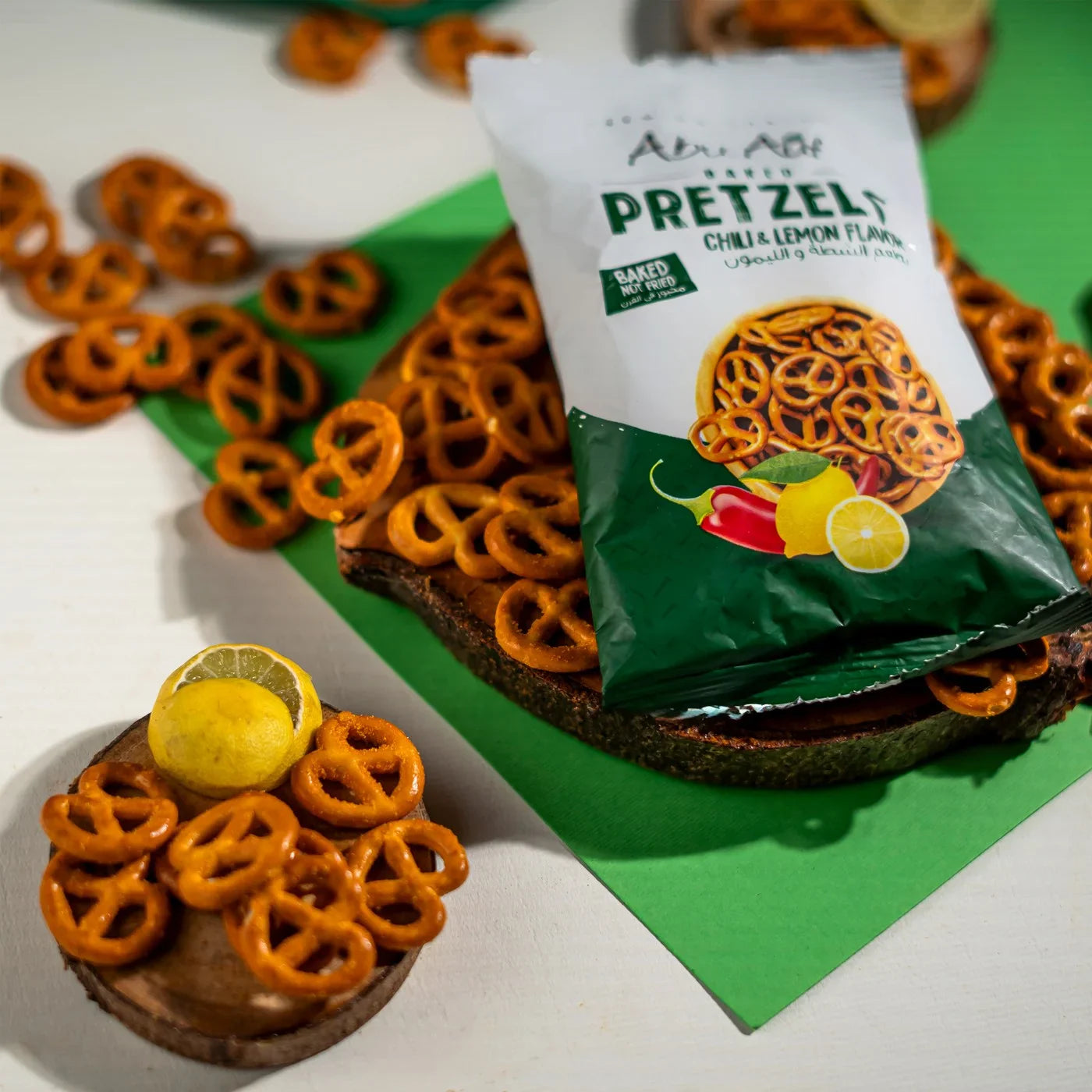Abu Auf Pretzels with lemon and chili Flavor (30g)