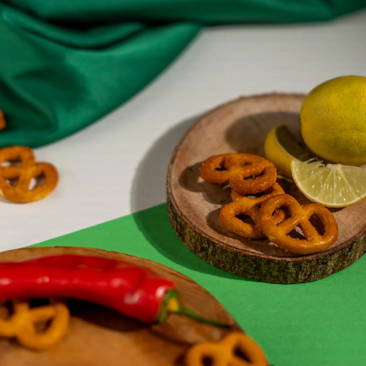 Abu Auf Pretzels with lemon and chili Flavor (30g)