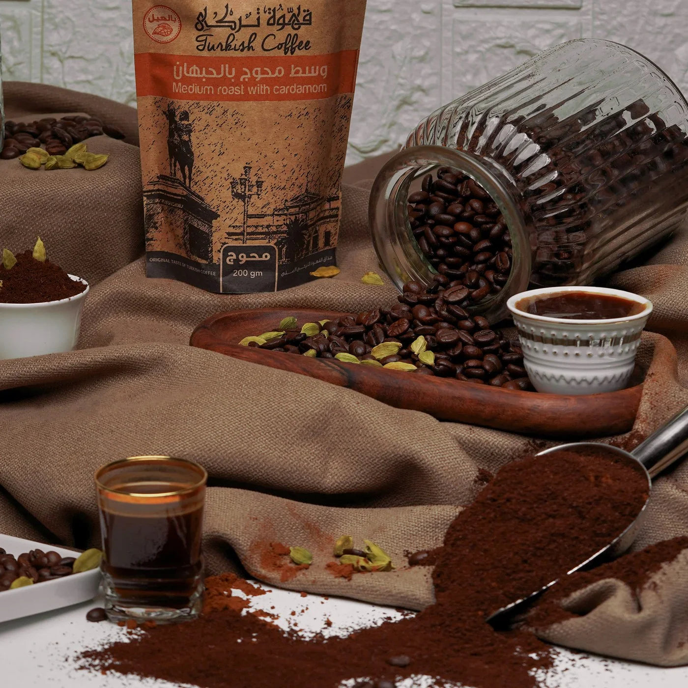 Coffee - Medium Roast with Cardamom - 200g
