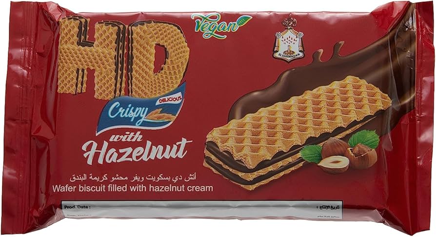 El Shamadan HD Wafer With Hazelnut Cream (6Pcs)