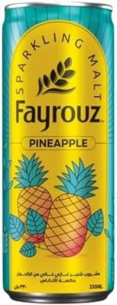 Fayrouz Pineapple Malt Drink (330ml)