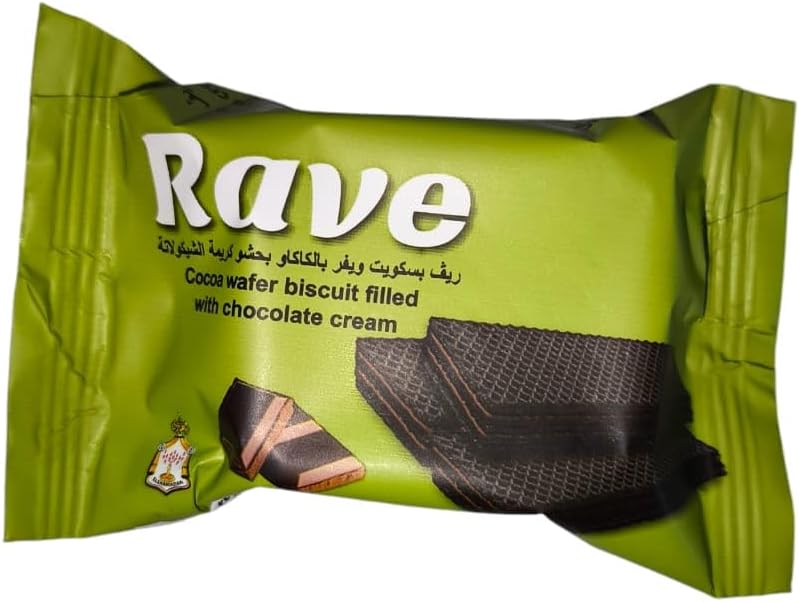 El Shamadan Rave Wafer biscuit filled with chocolate (12Pcs)