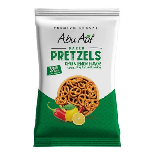 Abu Auf Pretzels with lemon and chili Flavor (30g)