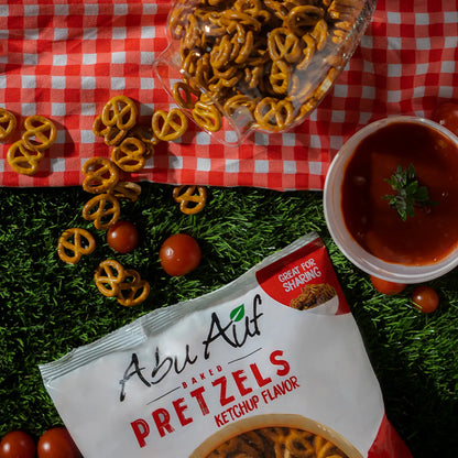 Abu Auf Pretzels with Ketchup Flavor (250g)