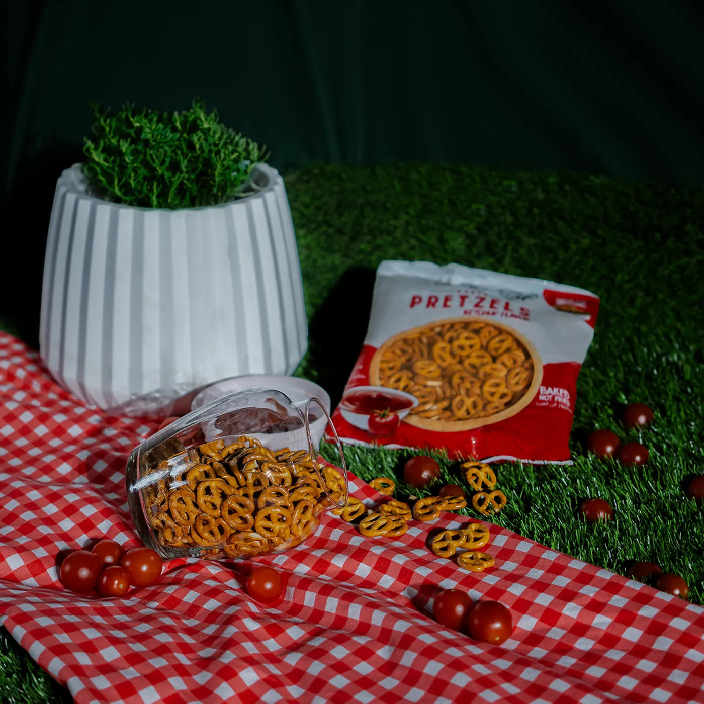 Abu Auf Pretzels with Ketchup Flavor (250g)