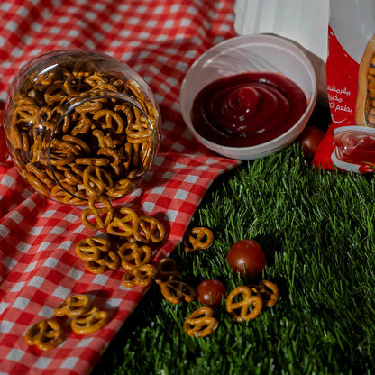 Abu Auf Pretzels with Ketchup Flavor (250g)