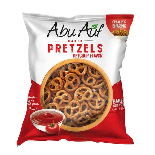Abu Auf Pretzels with Ketchup Flavor (250g)