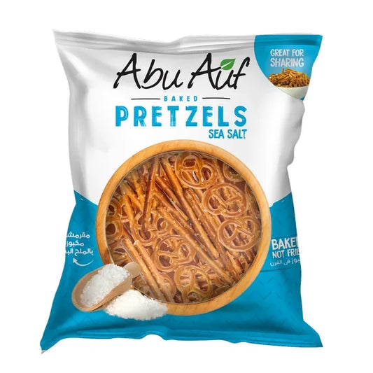 Abu Auf Pretzels with Sea Salt Flavor (250g)