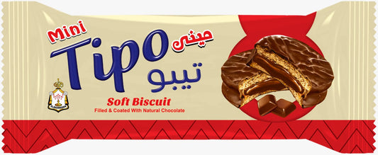 El Shamadan Mini Tipo Soft Biscuit Filled And Coated With Chocolate (6 Pcs)